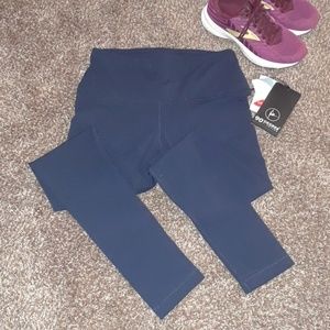 Navy blue leggings